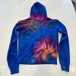 Sprwmn Camelia Heart Tie Died Hoodie Size Small Sold On Mother Denim